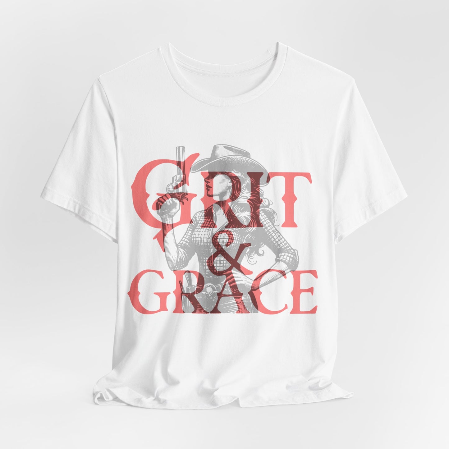 Grit and Grace Cowgirl Jersey Short Sleeve Tee