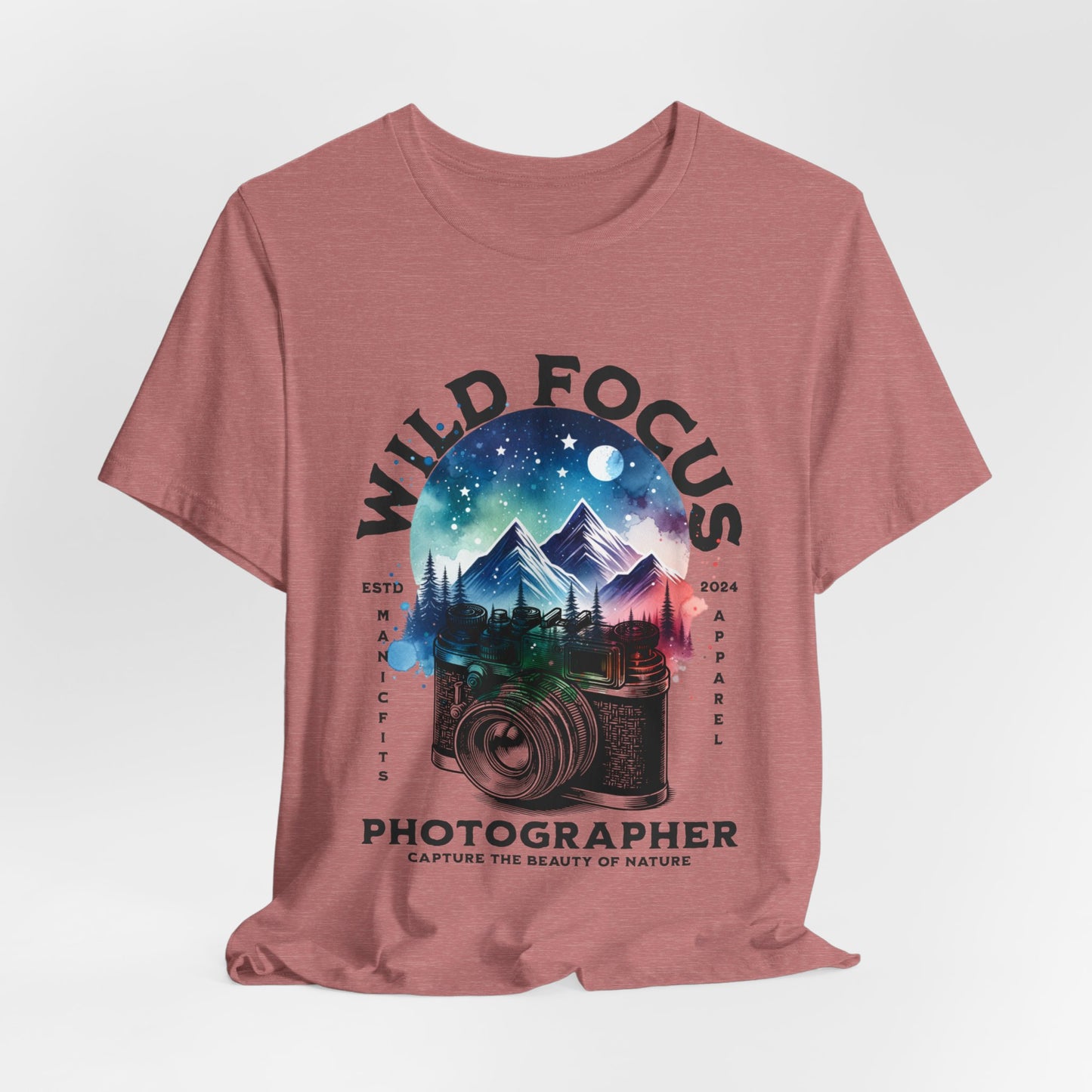 Wild Focus Photography Jersey Short Sleeve Tee